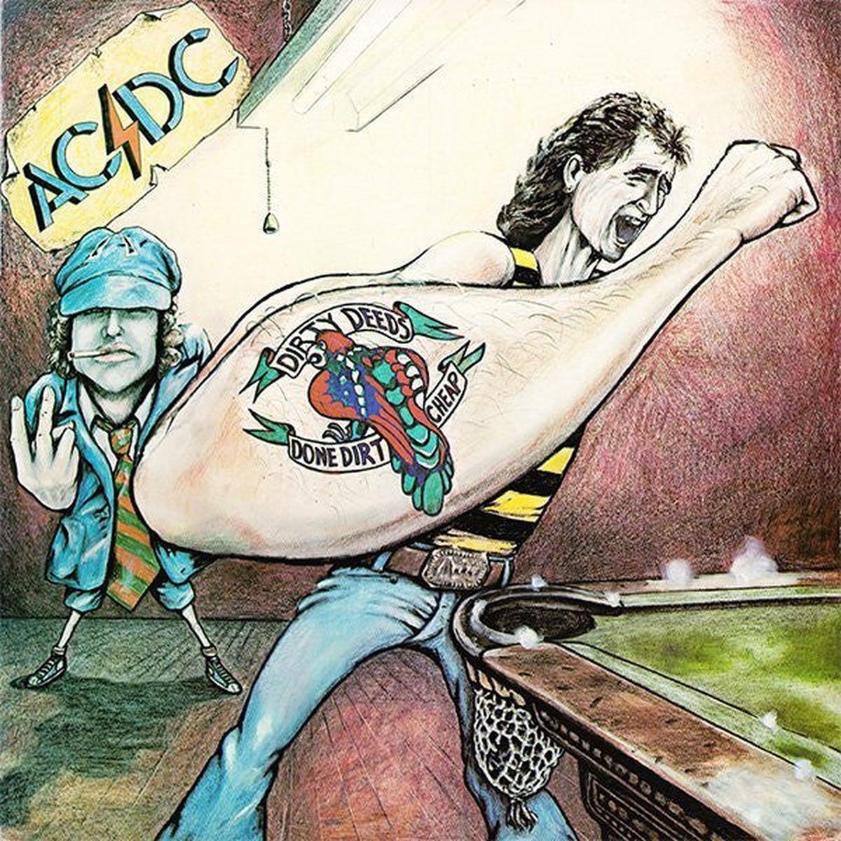 AC/DC  Dirty Deeds Done Dirt Cheap (G+/VG)