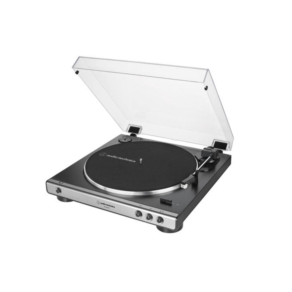 Audio Technica AT LP60xUSB Belt drive Record Player w/ USB connectivity, external AC power supply BLACK