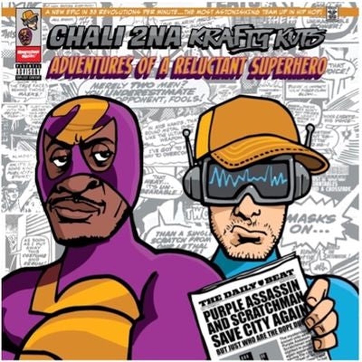 Chali 2NAKrafty Kuts - Adventures of a Reluctant Superhero - Import Colored Vinyl LP Record