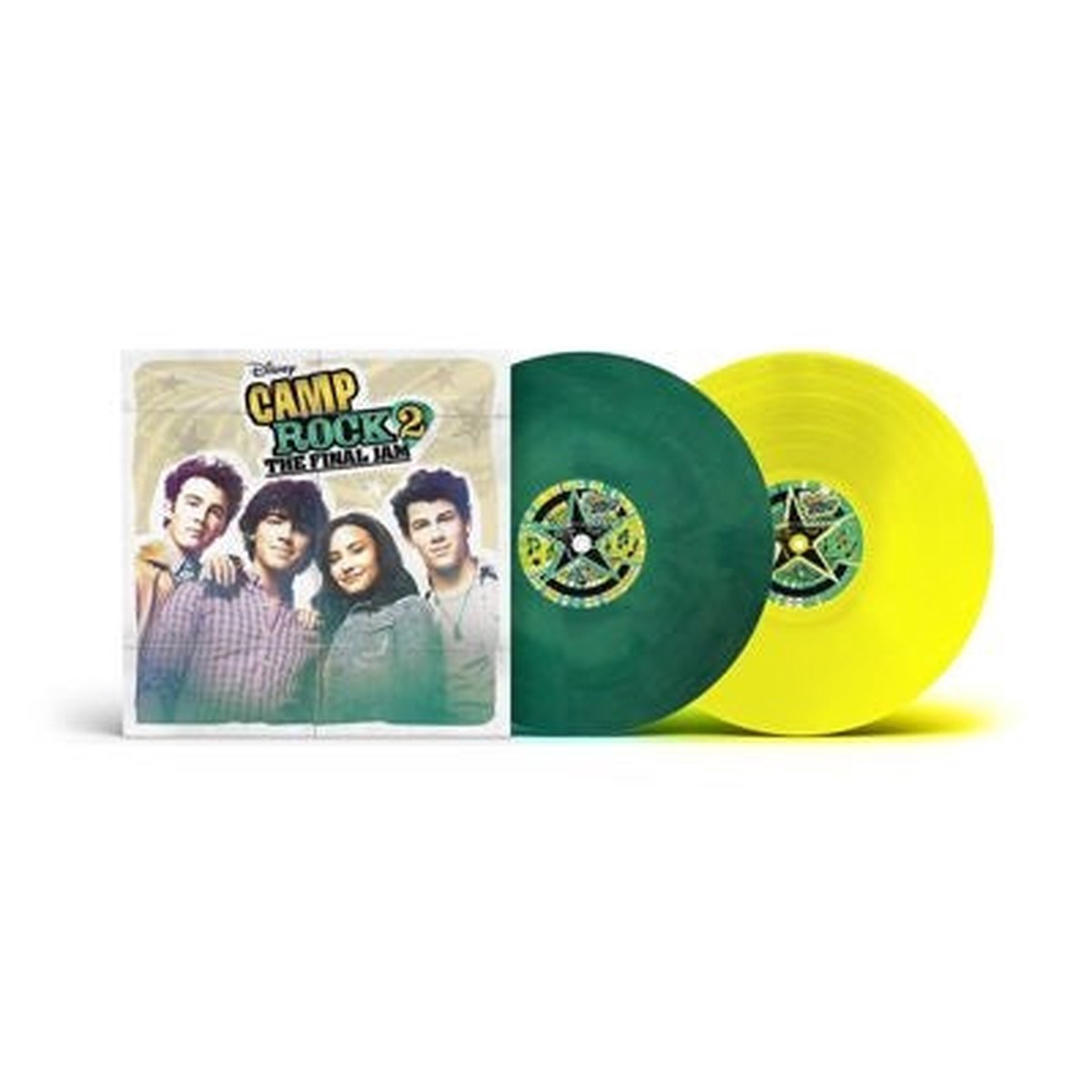 Ost - Camp Rock 2: The Final Jam - Import Green & Yellow Vinyl 2 LP Record