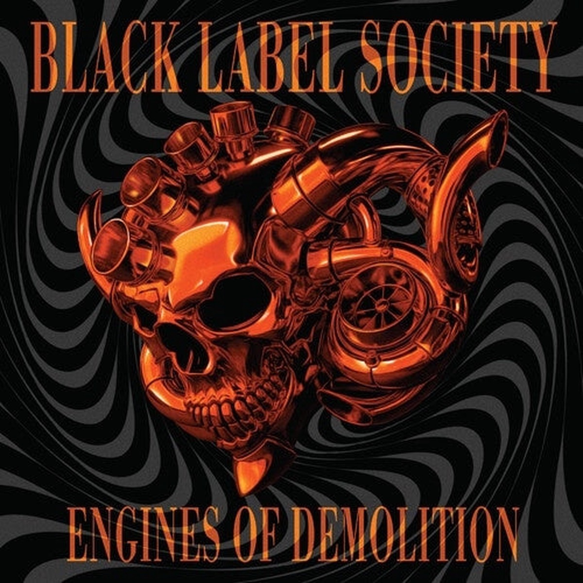 Black Label Society - Engines of Demolition - Import Orange Cassette Cassette Tape