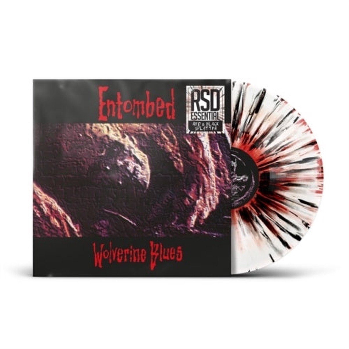 Entombed - Wolverine Blues - Import White With Red & Black Splatter Vinyl LP Record