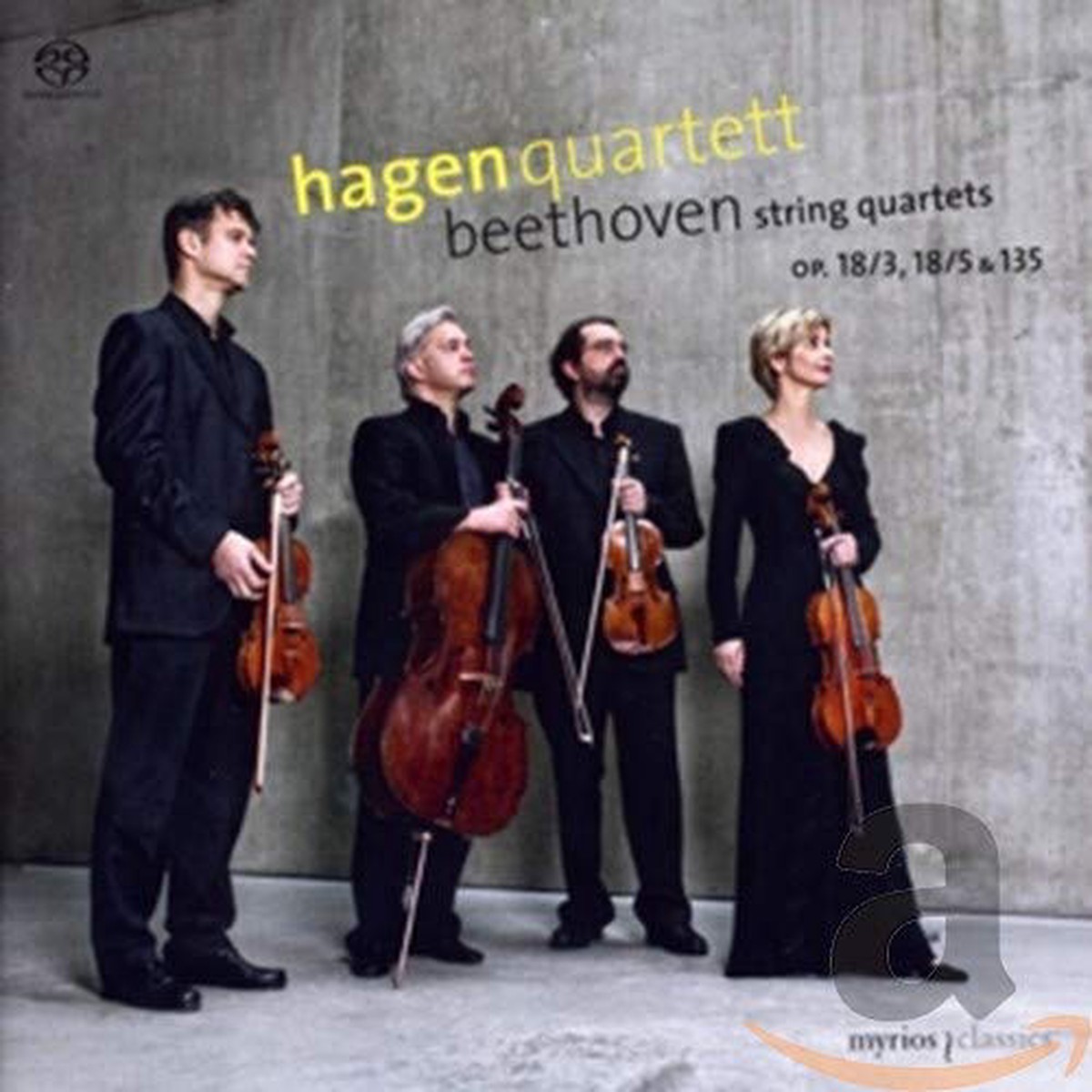 Beethoven (1770-1827) - String Quartet, 3, 5, 16, : Hagen Q (2012) - Import SACD Hybrid