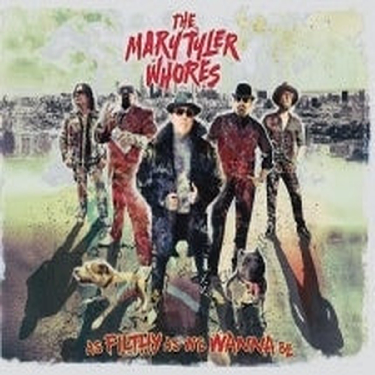 The Mary Tyler Whores - As Filthy As We Wanna Be - Import Vile Vomit-Green Vinyl LP Record