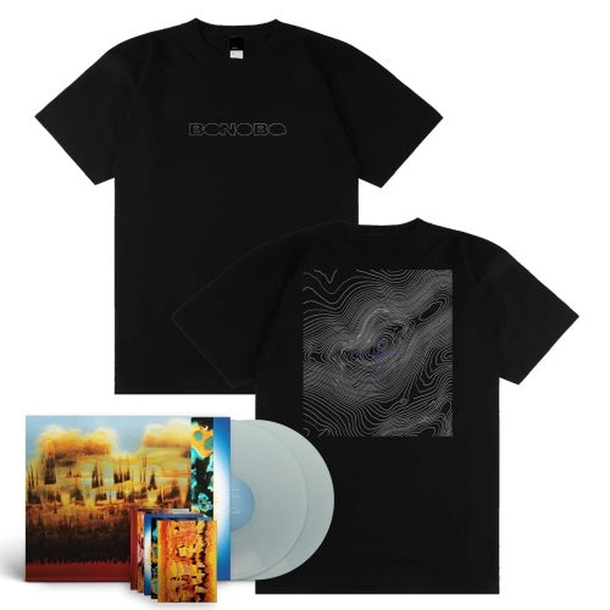 Bonobo - Distance in Static - Import Pastel Blue Vinyl 2LP+T-shirt(M) with Obi Limited Edition