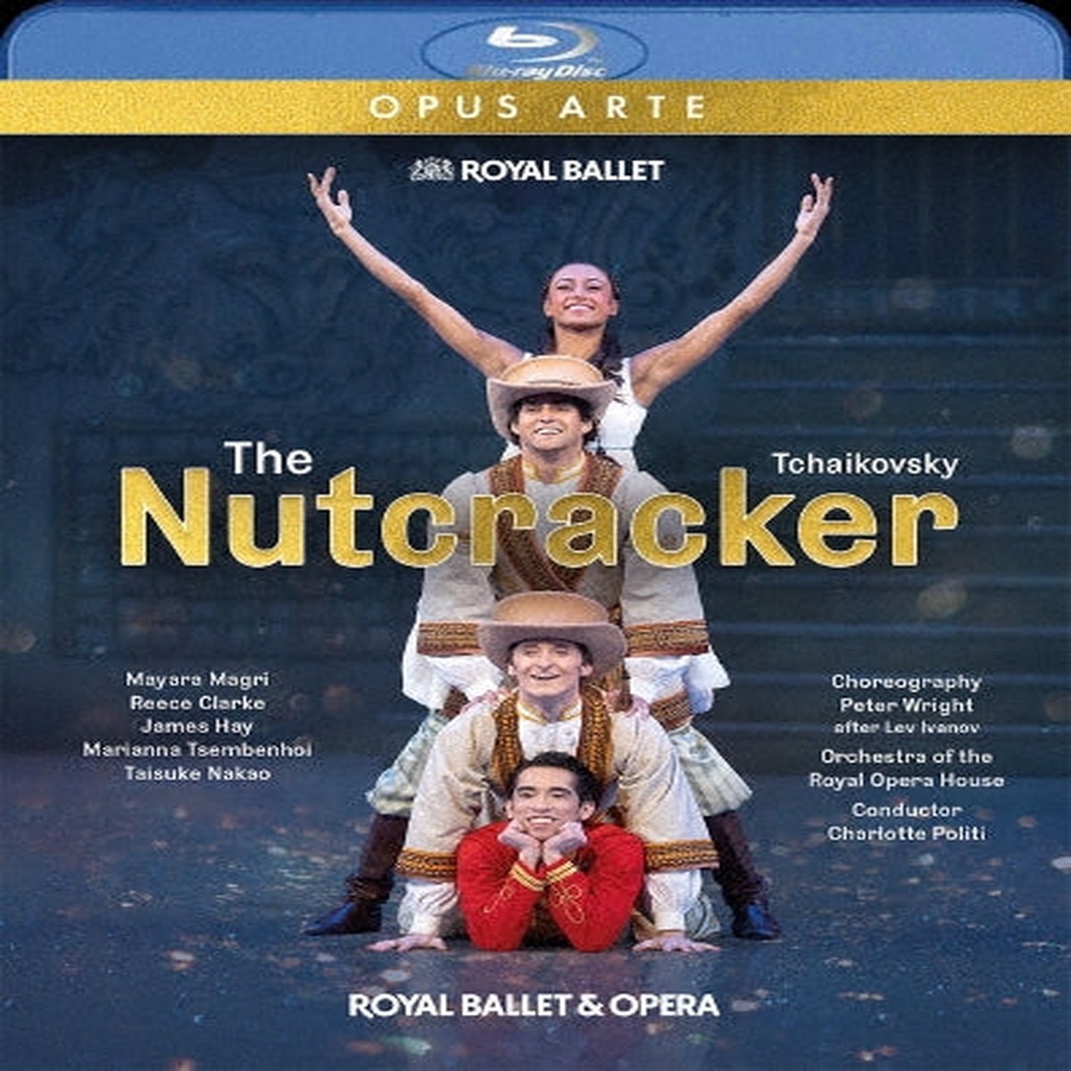 New Arrival The Royal Ballet, The Royal Ballet School, James Hay, Marianna Tsembenhoi - Nutcracker(Tchaikovsky) - Import Blu-ray Disc