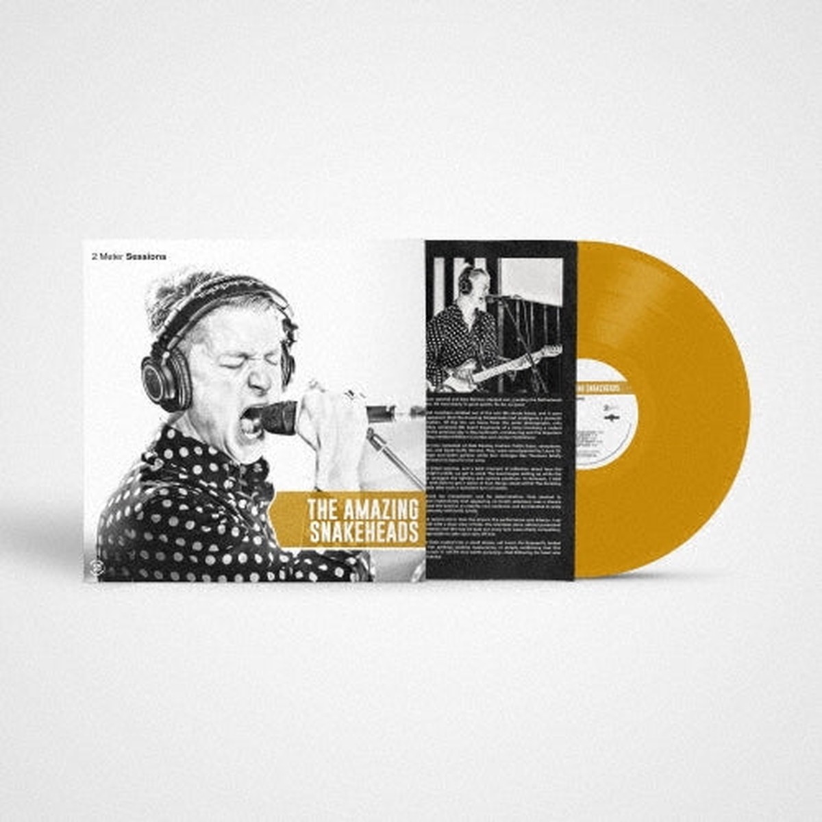 The Amazing Snakeheads - 2 Meter Sessions - Import Gold Color Vinyl LP Record Limited Edition