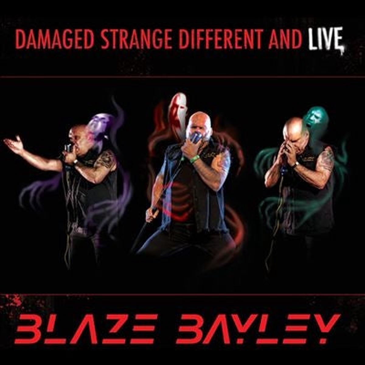 Blaze Bayley - Damaged Strange Different And Live - Import CD