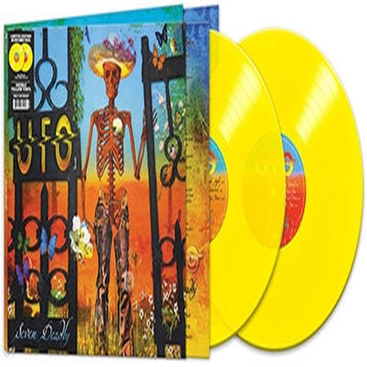 UFO - Seven Deadly - Import Yellow Vinyl 2 LP Record Limited Edition