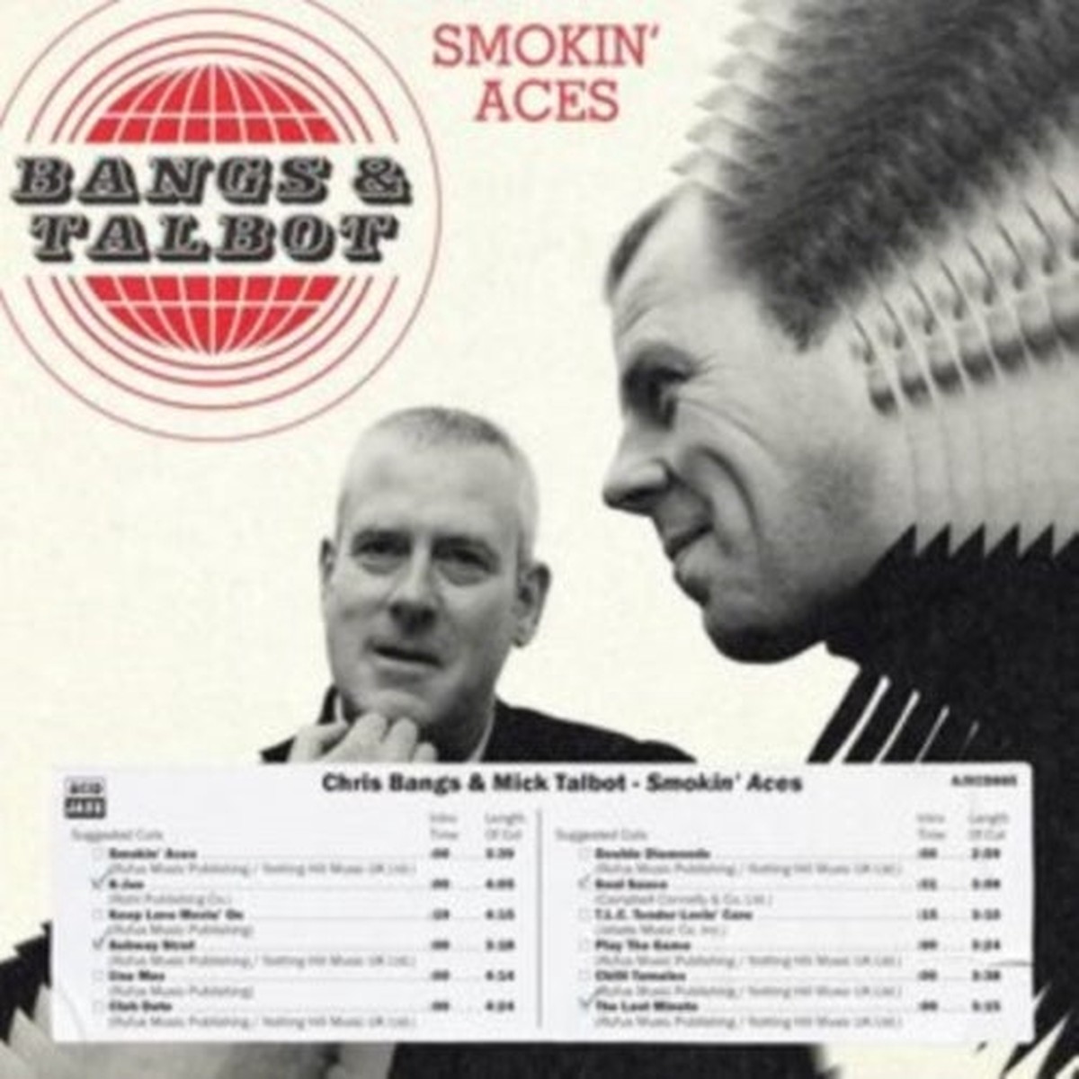 Chris Bangs Mick Talbot - Smokin' Aces - Import CD
