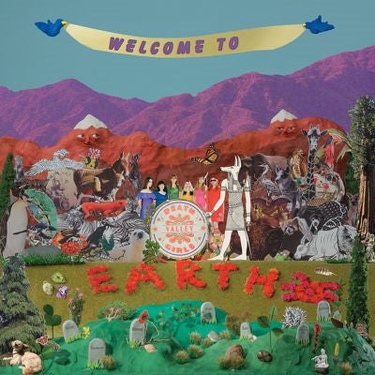 Death Valley Girls - Welcome to Earth - Import Colored Vinyl LP Record
