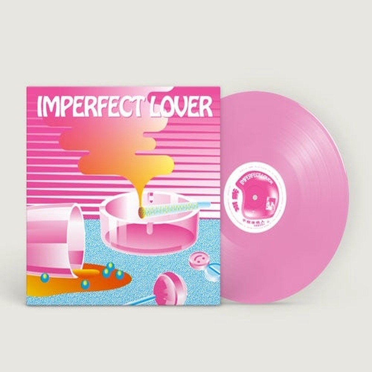 Freckles - Imperfect Lover - Japan Pink Color Vinyl LP Record