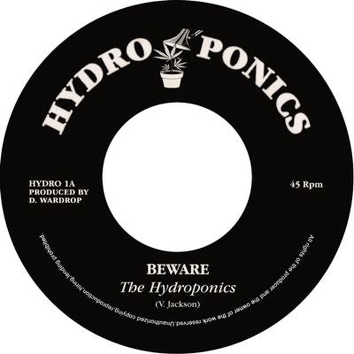 Hydroponics - Beware - Import Vinyl 7inch Single Record Limited Edition
