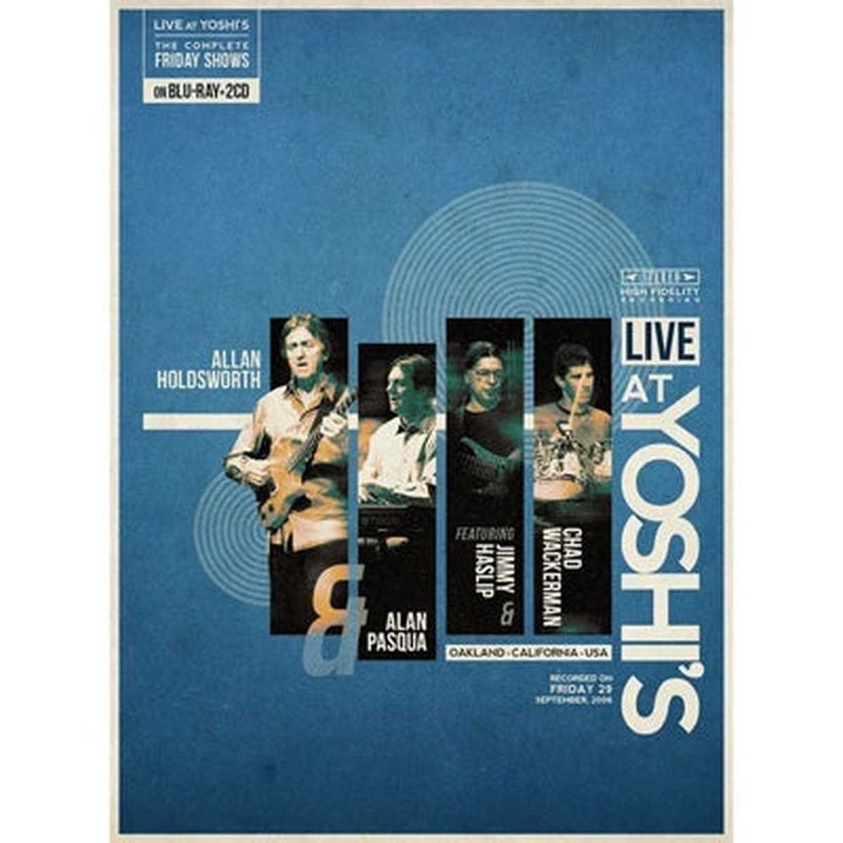 Allan Holdsworth - Live At Yoshi's (29-09-2006 - 2 Shows) - Import 2 CD + Blu-ray Disc