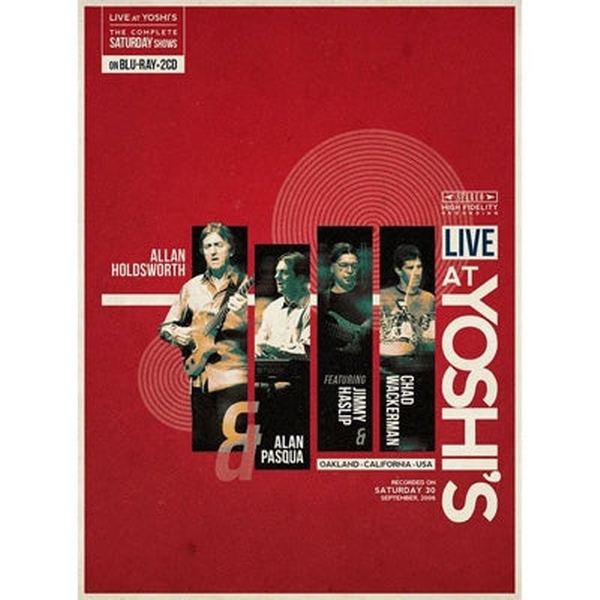 Allan Holdsworth - Live At Yoshi's (30-09-2006 - 2 Shows) - Import 2 CD + Blu-ray Disc