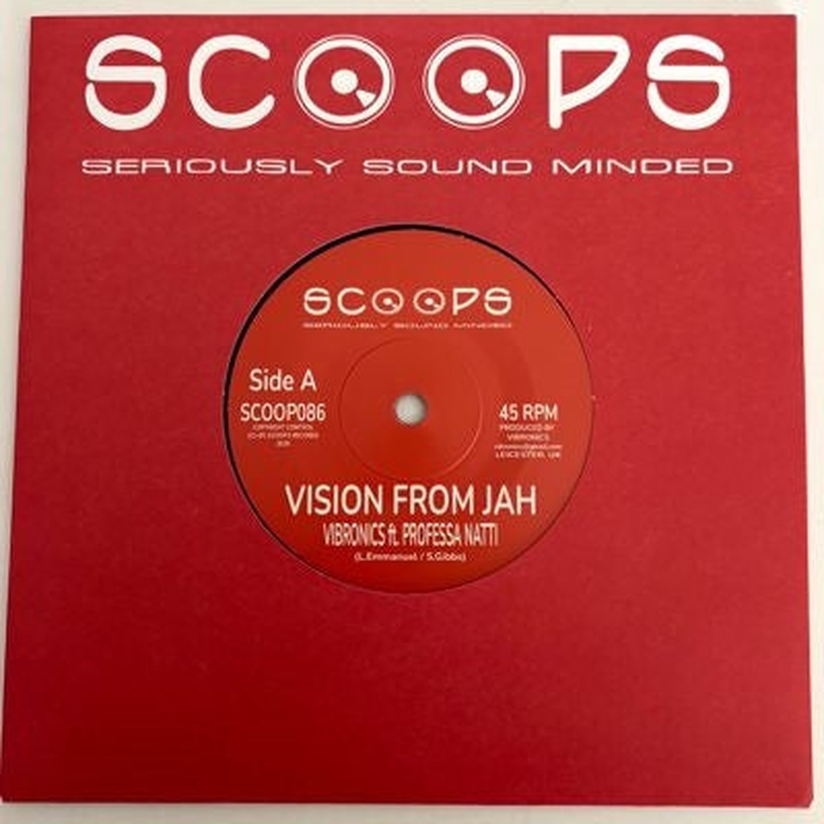 Vibronics - Vision From Jah - Import Vinyl 7inch Single Record