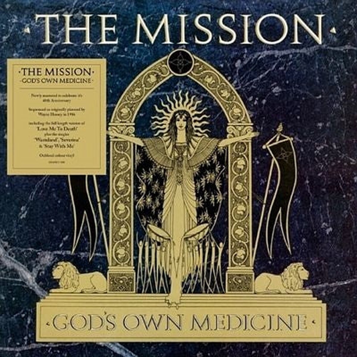 The Mission - God's Own Medicine - Import Oxblood Red Vinyl LP Record Limited Edition