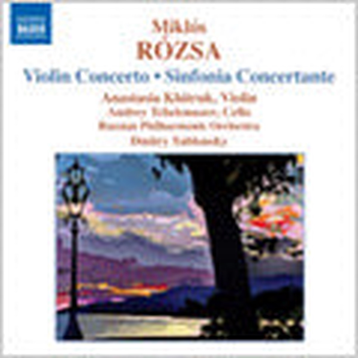 Anastasia Khitruk - Rozsa: Violin Concerto, Sinfonia Concertante - Import CD