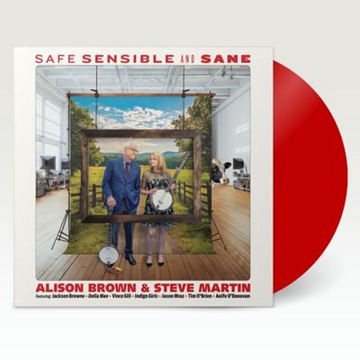 Alison Brown () - Safe, Sensible and Sane - Import Red Vinyl LP Record