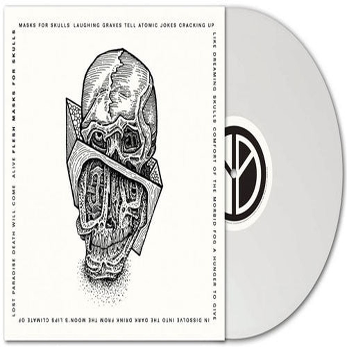 Scorpion Milk - Flesh Masks For Skulls - Import Bone White Vinyl LP Record Limited Edition