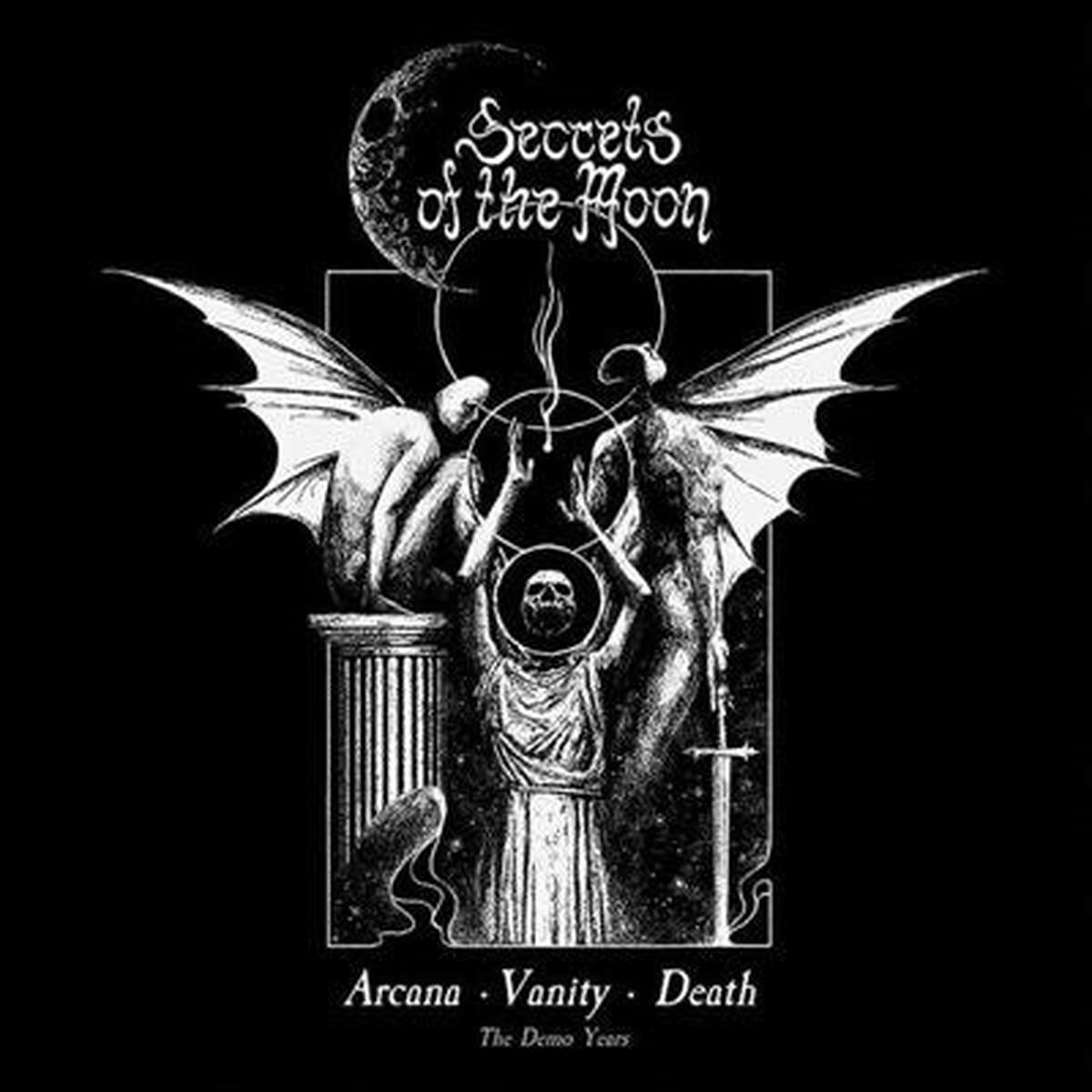 Secrets Of The Moon - Arcana Vanity Death (The Demo Years) - Import Grey & Black Marble Vinyl 3 LP Record Limited Edition
