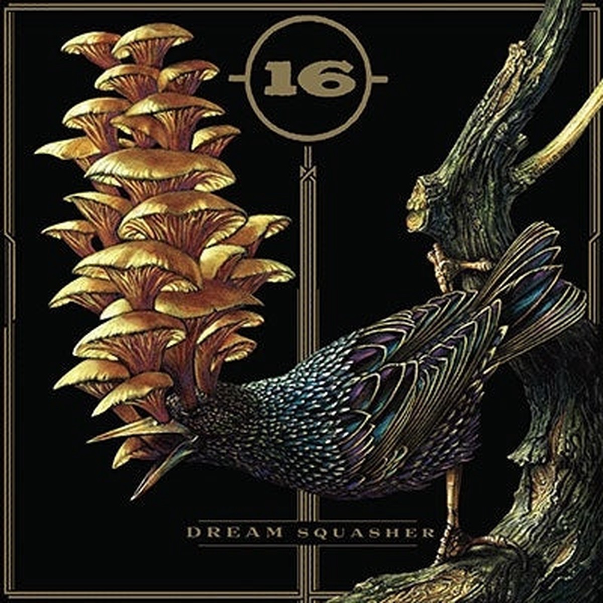 16 - Dream Squasher - Import Custom Tri-Color Merge with Splatter Vinyl LP Record