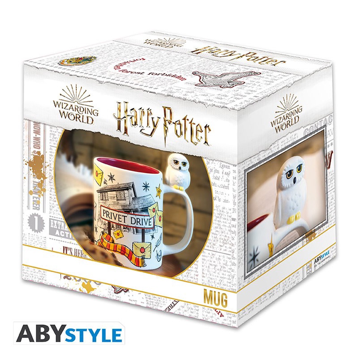 ABYSSE HARRY POTTER - WEDWIG & PRIVET DRIVE 3D HANDLE MUG