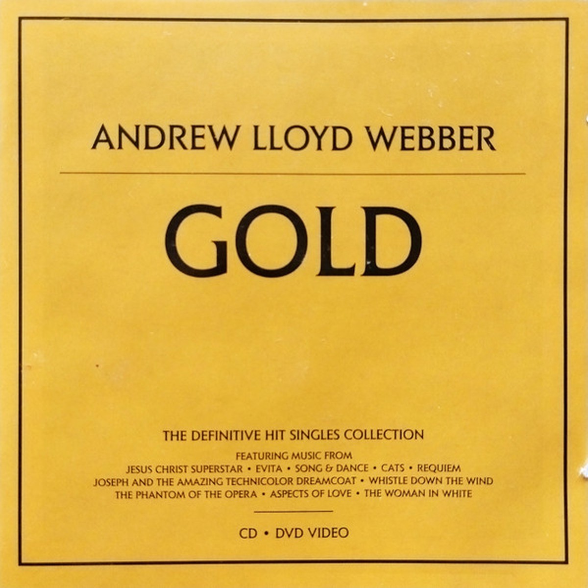 ANDREW LLOYD WEBBER - GOLD (CD/DVD)