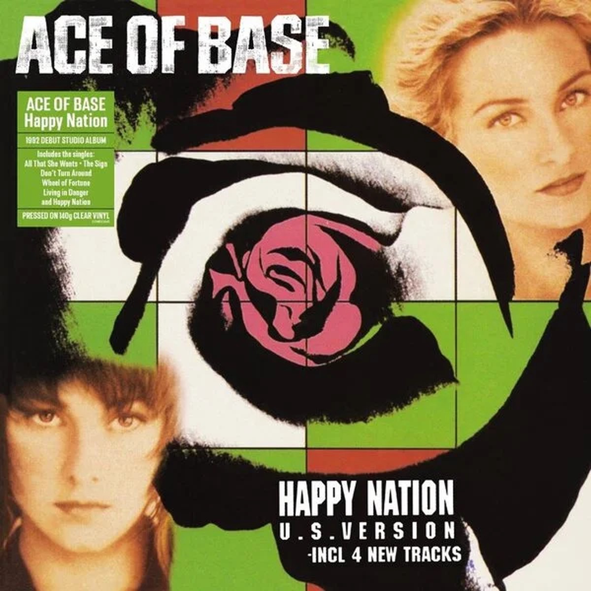 ACE OF BASE - HAPPY NATION (LP CLEAR VINYL)