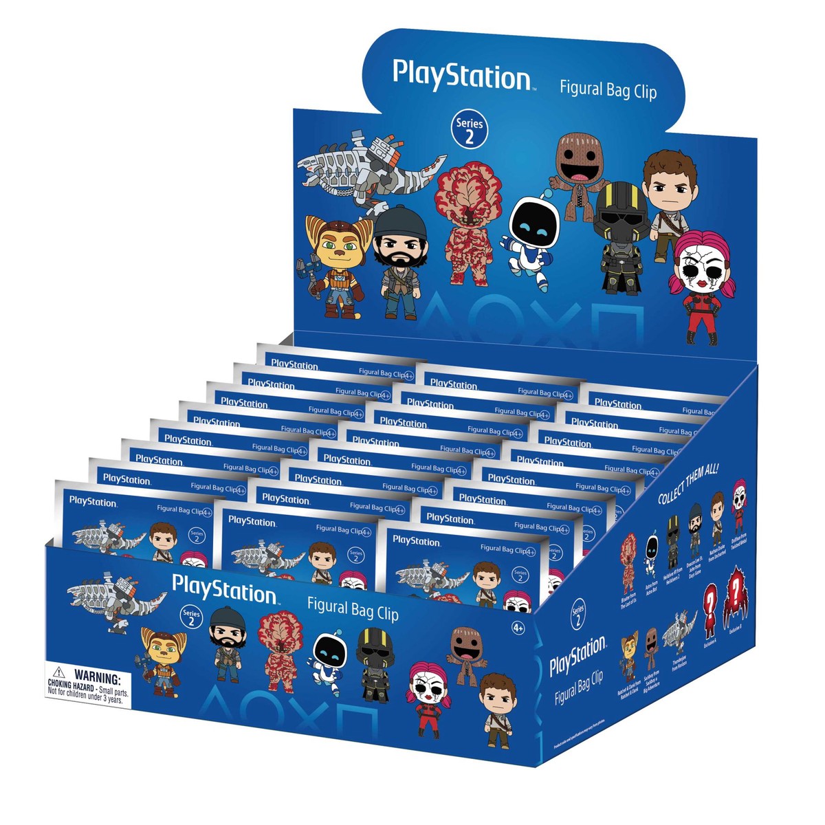 MONOGRAM PLAYSTATION (SERIES 2) (BLIND BAG / RANDOM) 3D FOAM BAG CLIPS FIGURES