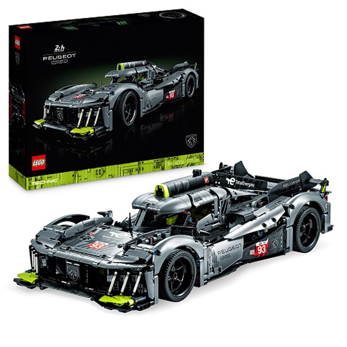 LEGO TECHNIC: PEUGEOT 9X8 24H LE MANS HYBRID HYPERCAR (42156)