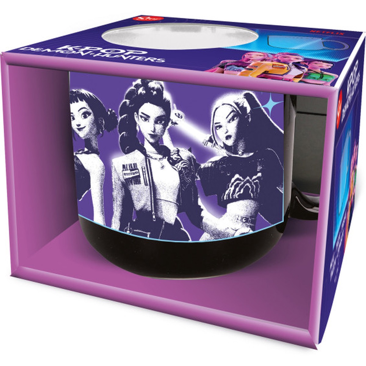 STOR K-POP DEMON HUNTERS - YOUNG ADULT BREAKFAST MUG IN GIFT BOX 400ml