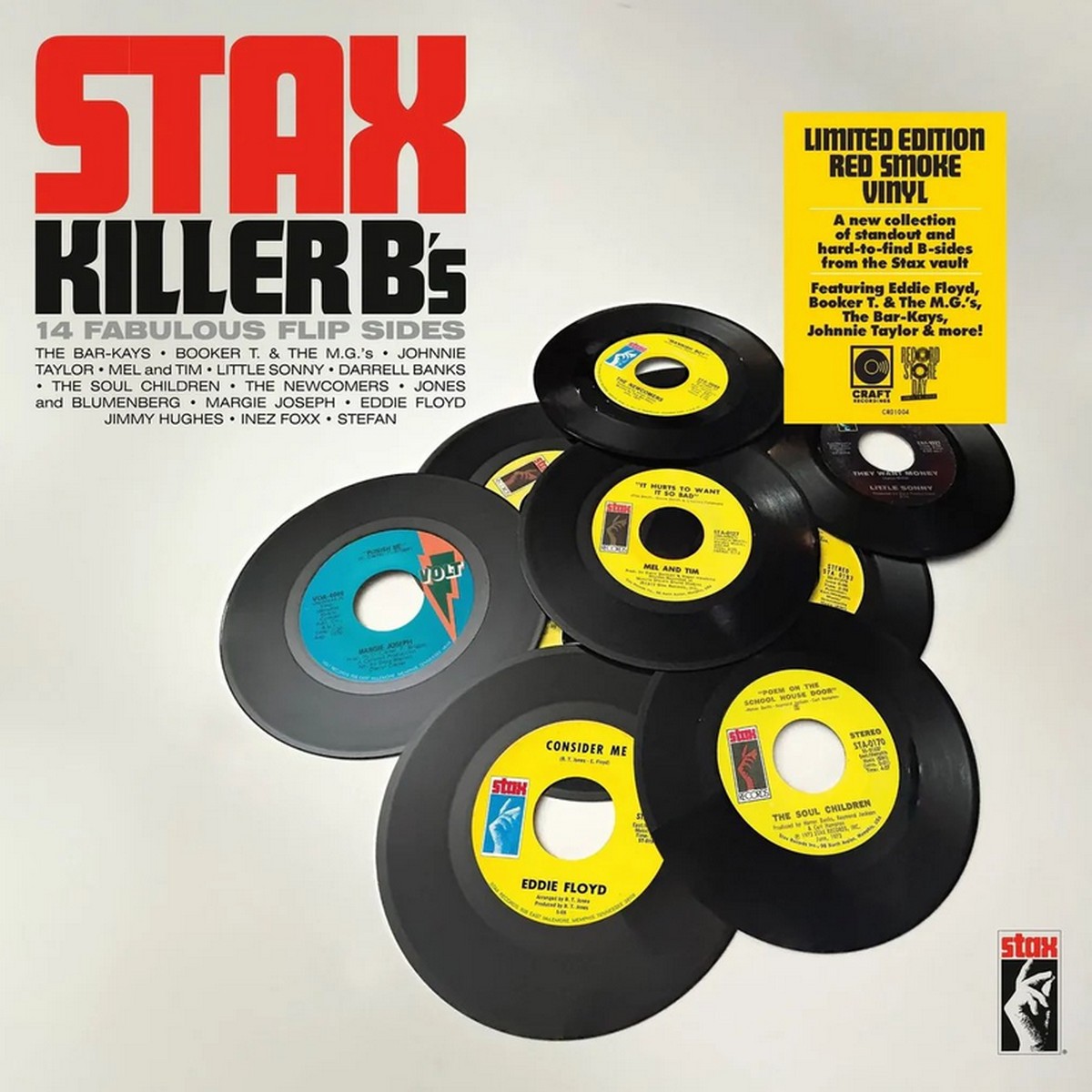 VARIOUS ARTISTS - STAX KILLER B'S (LP RED VINYL) RSD '26