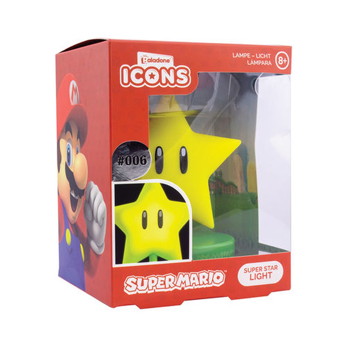 PALADONE ICONS SUPER MARIO - SUPER STAR LIGHT