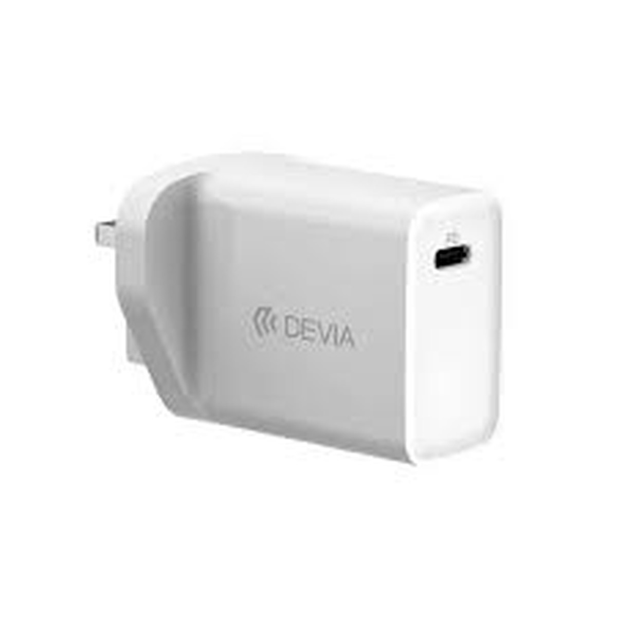 DEVIA 20W TYPE C POWER DELIVERY 3-PIN UK CHARGING PLUG