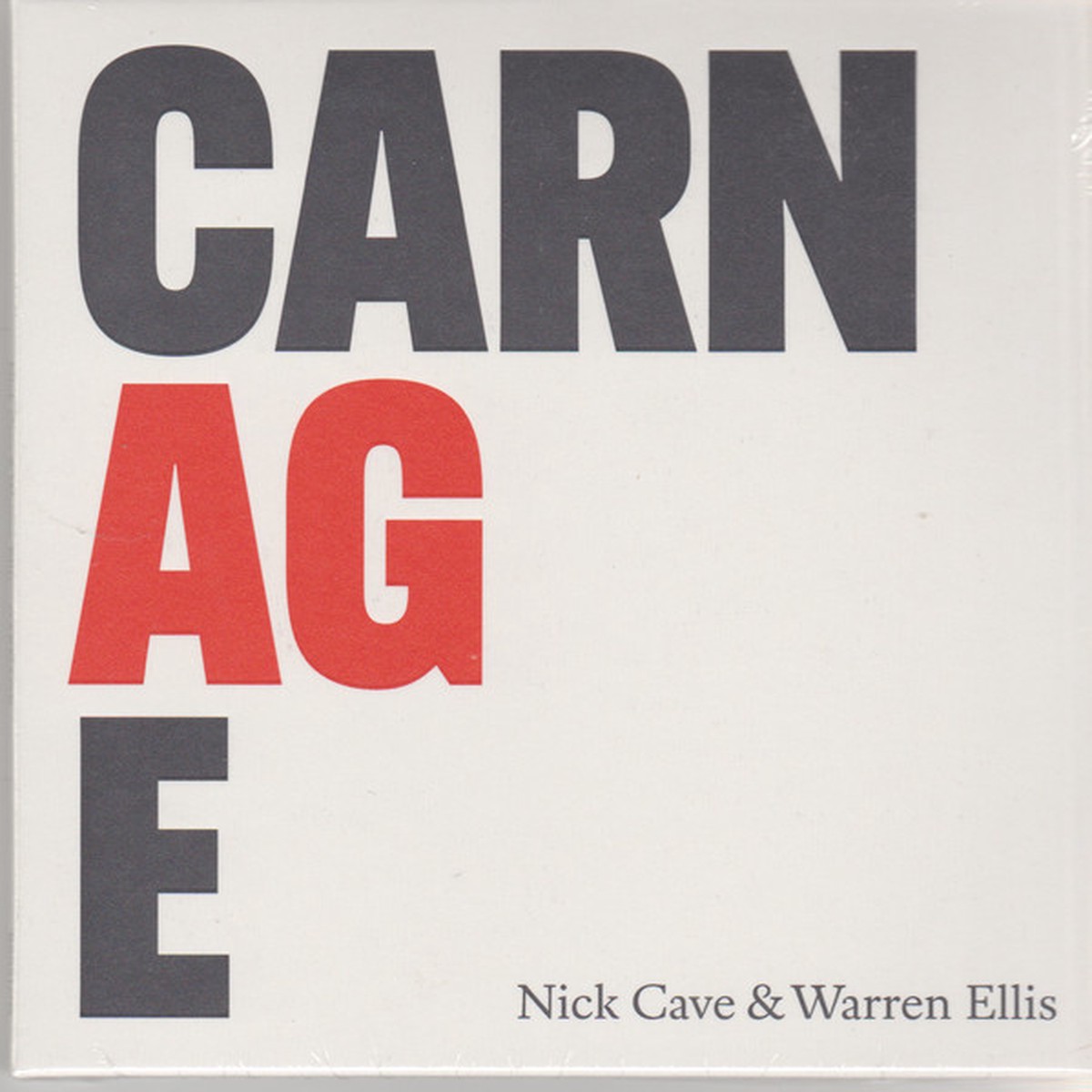NICK CAVE & WARREN ELLIS - CARNAGE (CD)