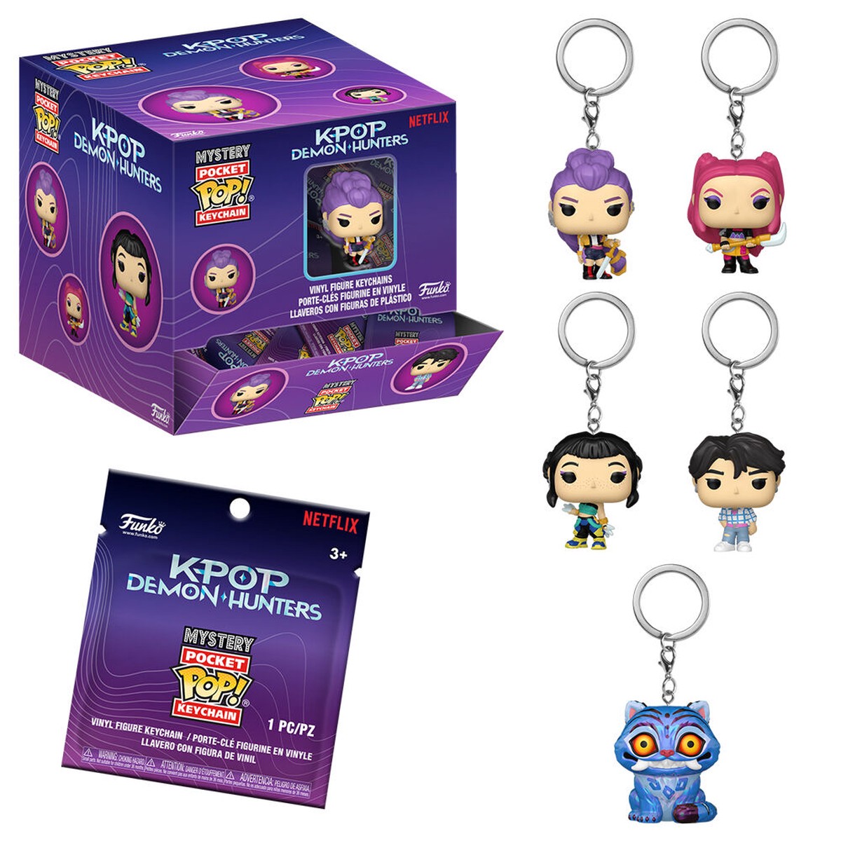FUNKO POCKET POP! K-POP DEMON HUNTERS (BLIND BAG/RANDOM) VINYL FIGURE KEYCHAIN