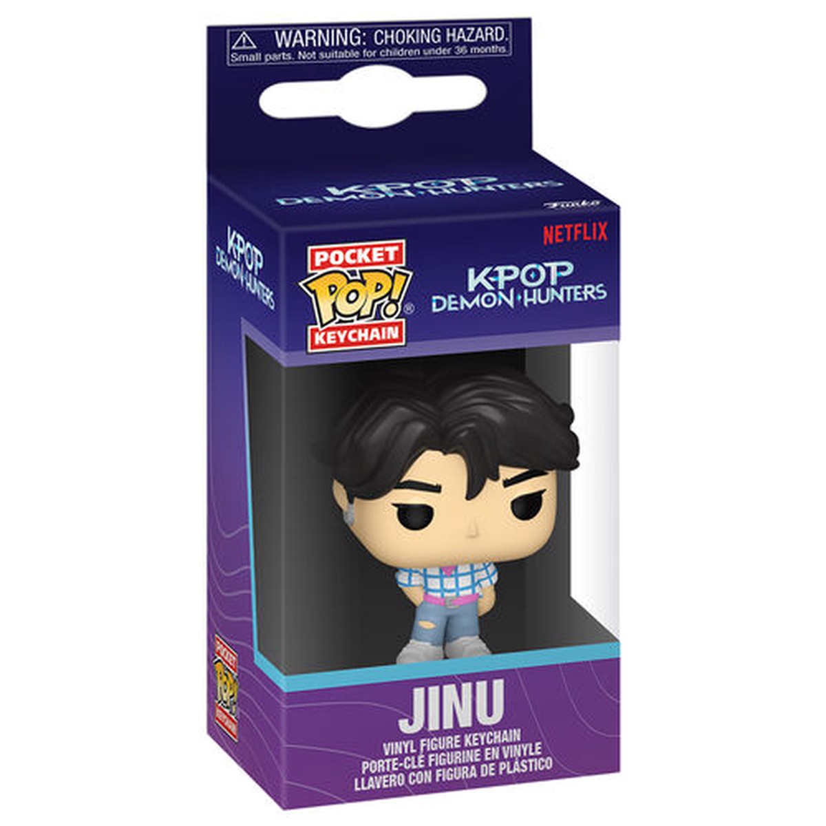 FUNKO POCKET POP! K-POP DEMON HUNTERS - JINU VINYL FIGURE KEYCHAIN