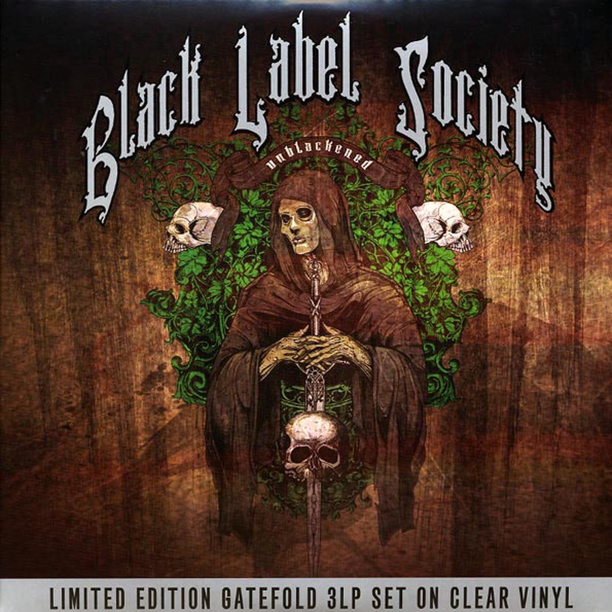 BLACK LABEL SOCIETY - UNBLACKENED (3LP CLEAR VINYL) LIMITED EDITION