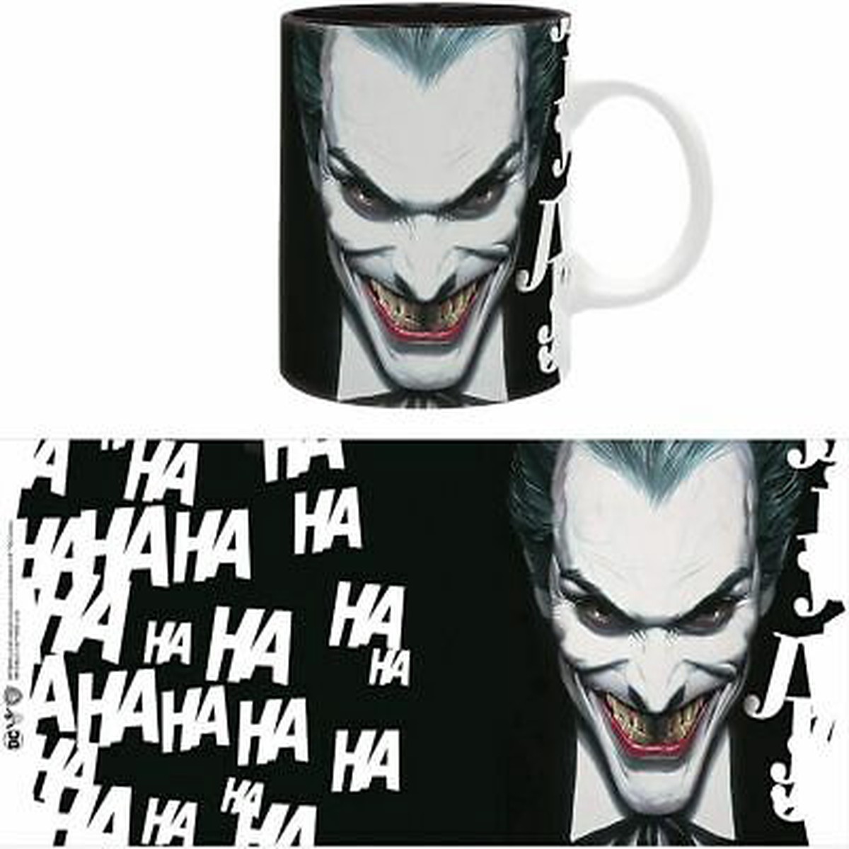 ABYSSE DC COMICS - JOKER LAUGHING 320ml MUG