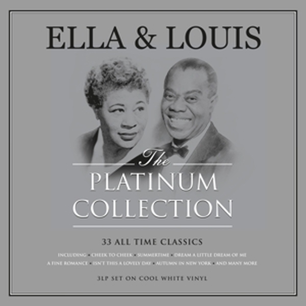 ELLA FITZGERALD & LOUIS ARMSTRONG - ELLA & LOUIS (3LP WHITE VINYL)