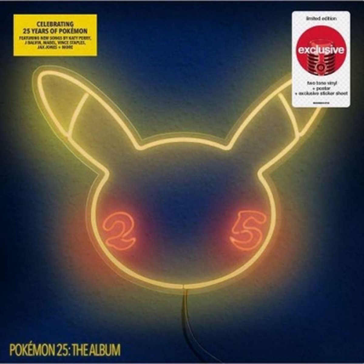 VARIOUS ARTISTS - POKEMON 25: THE ALBUM (LP COLOURED VINYL)