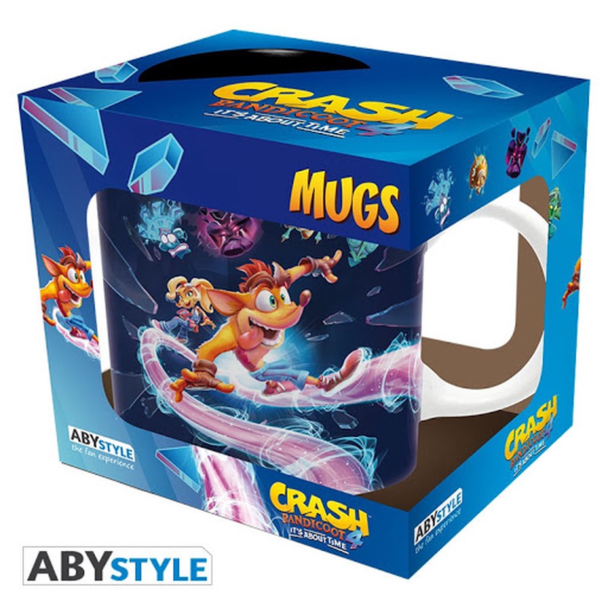 ABYSSE CRASH BANDICOOT - IT'S ABOUT TIME 320ml MUG
