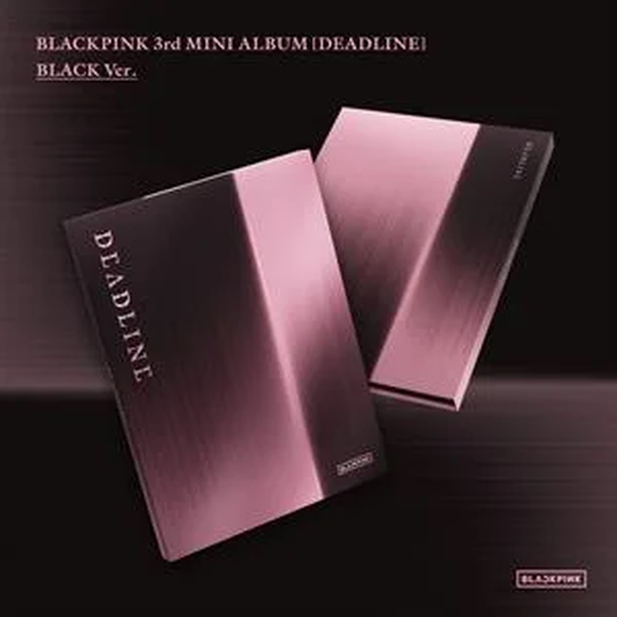 BLACKPINK - 3RD MINI ALBUM - DEADLINE (BLACK VER.PINK) (PHOTOBOOK) (CD)