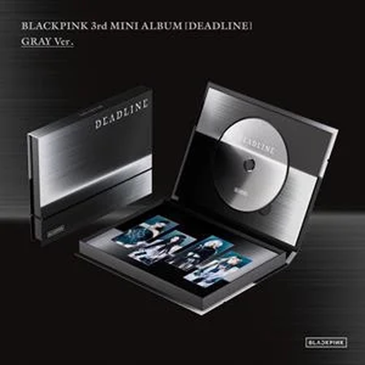 BLACKPINK - 3RD MINI ALBUM - DEADLINE (GRAY VER.) (PHOTOBOOK) (CD)
