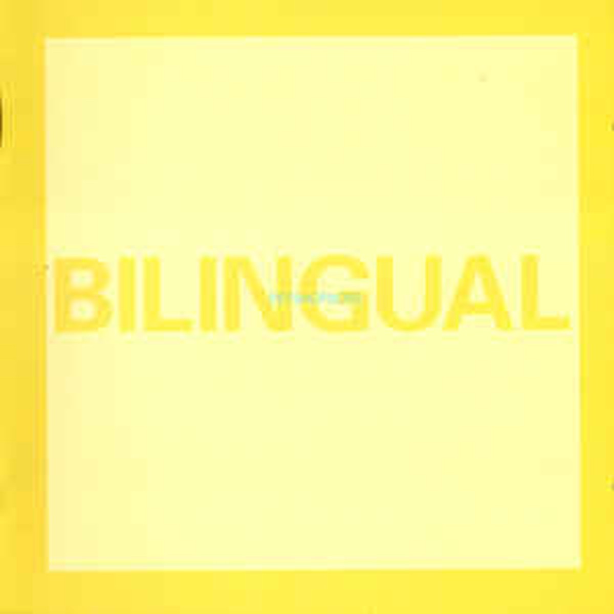 New Arrival PET SHOP BOYS - BILINGUAL (CD)