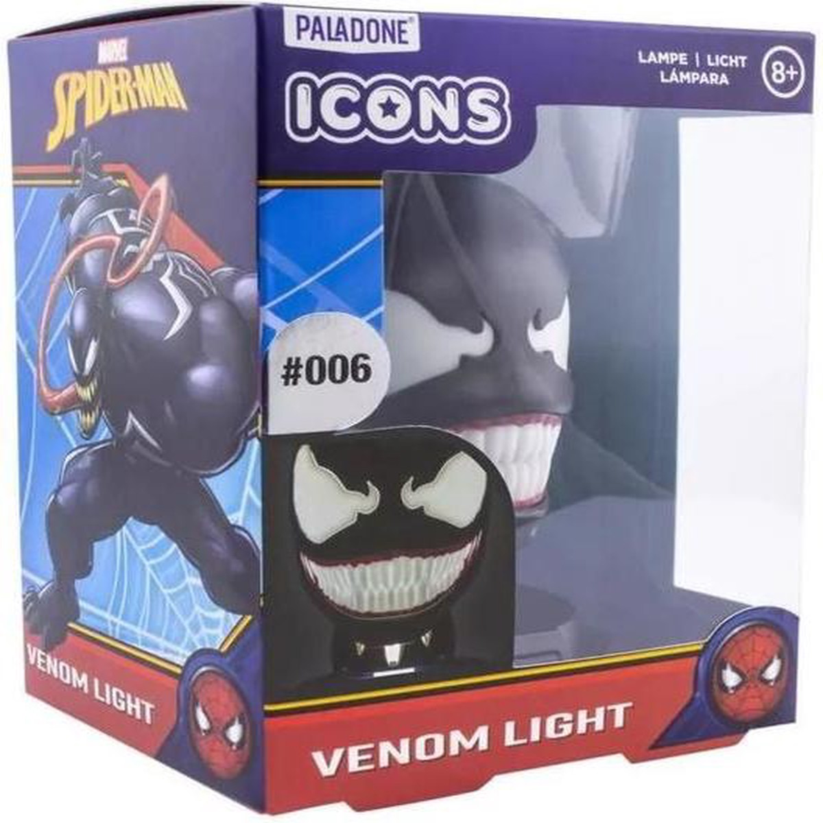 PALADONE ICONS - MARVEL SPIDER-MAN - VENOM LIGHT BDP #006