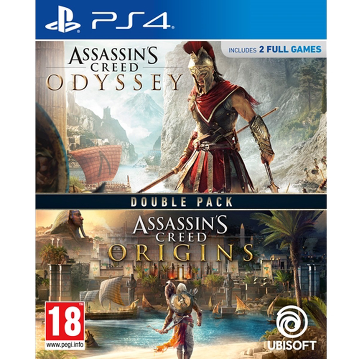 ASSASSIN'S CREED ODYSSEY + ASSASSIN'S CREED ORIGINS (PS4)
