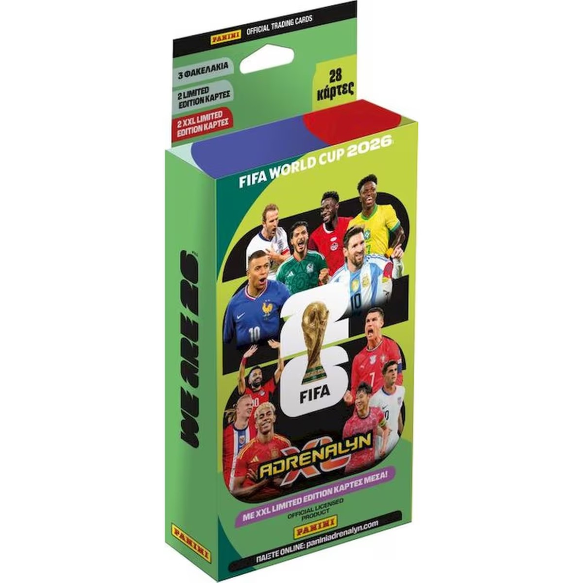 PANINI ADRENALYN XL: FIFA WORLD CUP 2026 - XXL BLISTER PACK