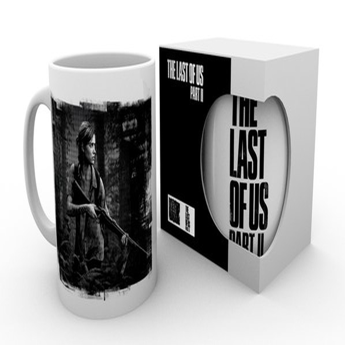 THE LAST OF US PART II - BLACK & WHITE MUG 300ml
